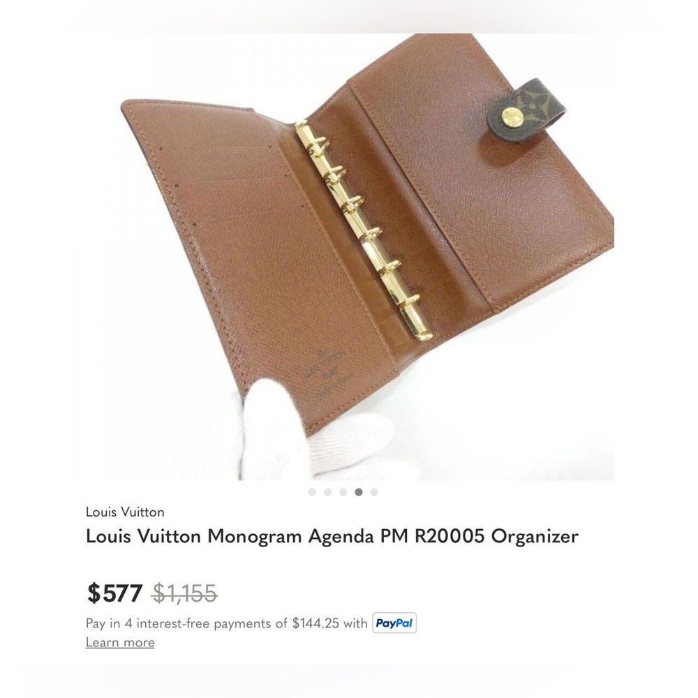 ✅AUTHENTIC LV AGENDA PM PASSPORT HOLDER - Picture 2 of 13